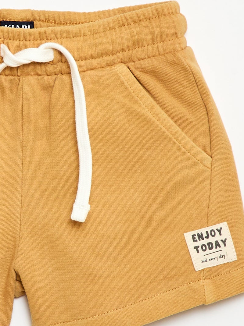 Short in felpa non garzata Beige - Kiabi