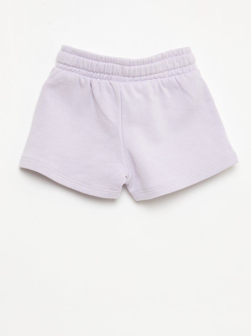 Short in felpa non garzata Viola - Kiabi