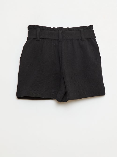 Short in tessuto Milano con cintura - Kiabi