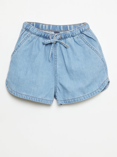 Short in twill tinta unita - Kiabi