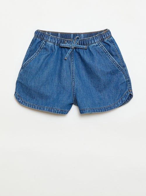 Short in twill tinta unita - Kiabi