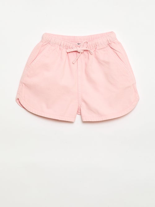 Short in twill tinta unita - Kiabi
