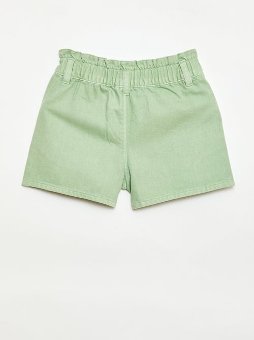 Short in twill tinta unita - Kiabi