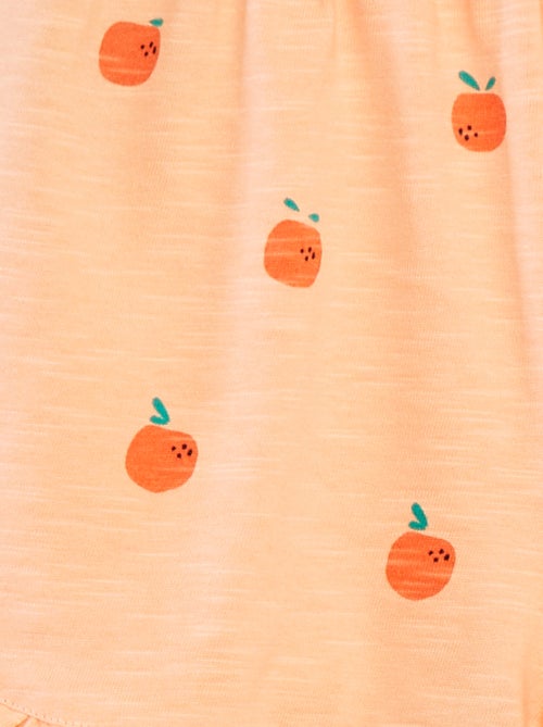 Short léger volanté avec imprimé - Kiabi