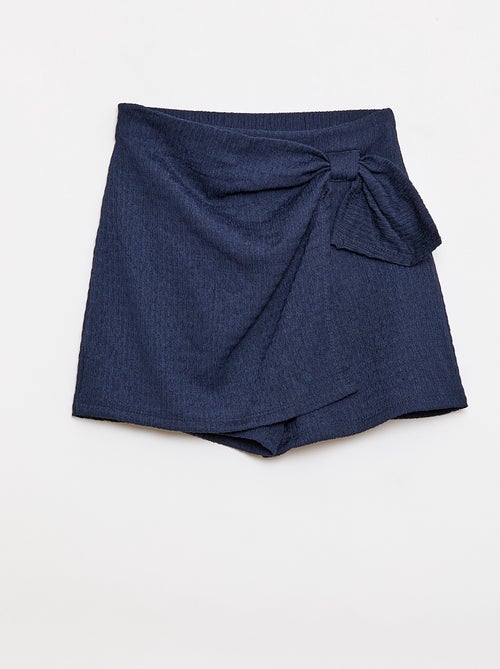Short lightweight knit skort - Kiabi
