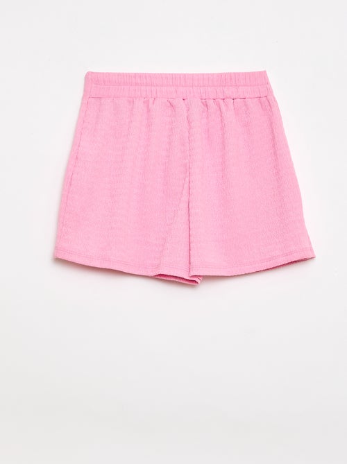 Short lightweight knit skort - Kiabi