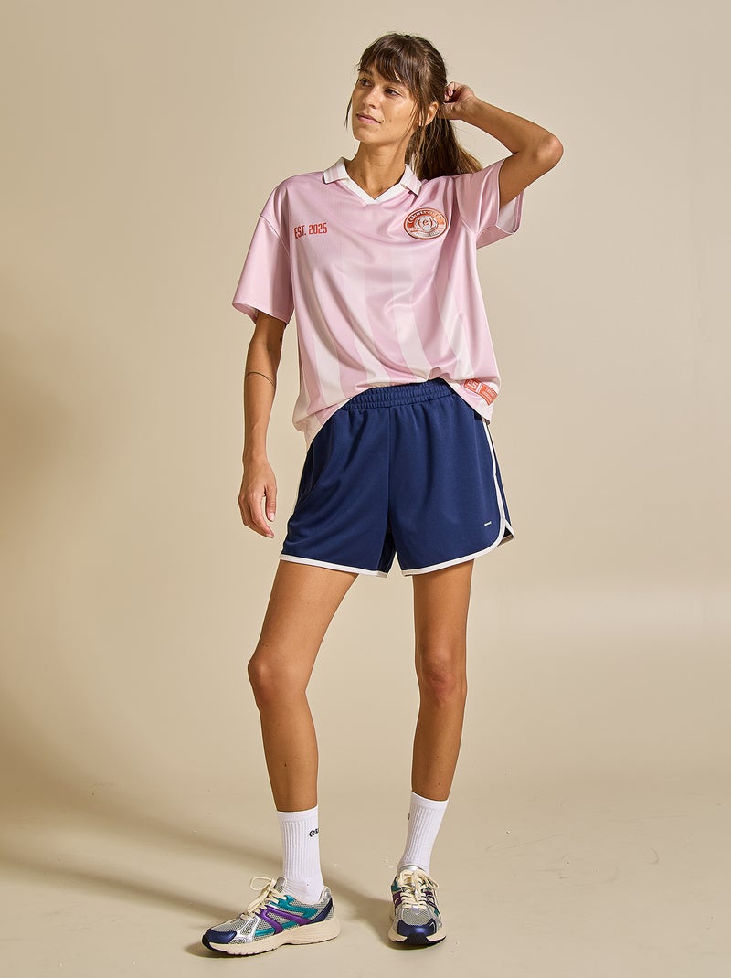 Short mit Kontrastbündchen - (ekstract) Bleu - Kiabi