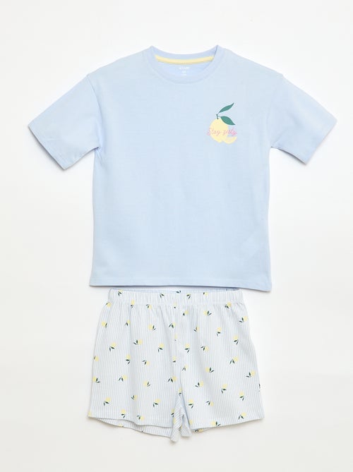 Short pajama set - 2 pieces - Kiabi