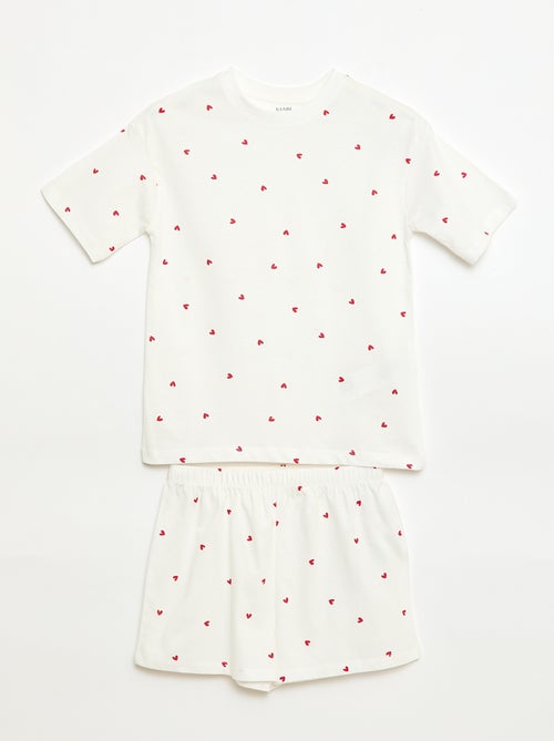 Short pajama set - 2 pieces - Kiabi