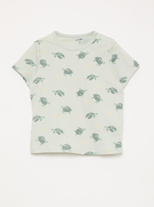 Short Pajama Set T-Shirt + Shorts - 2 Piece - Kiabi