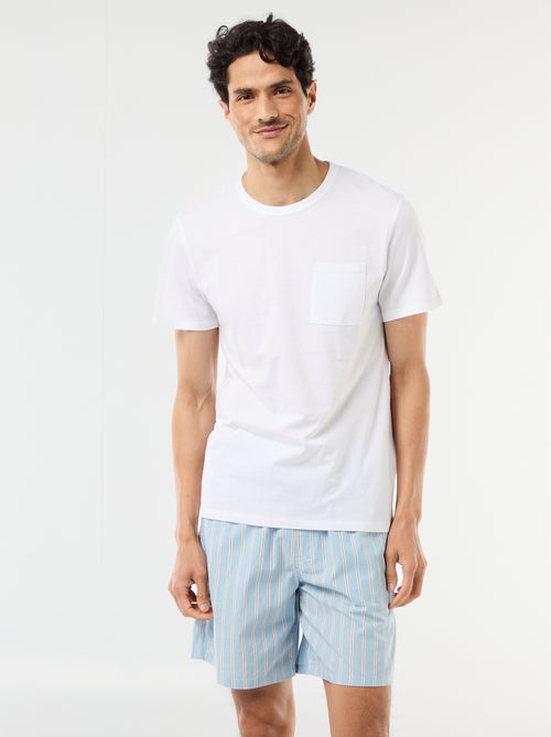Short pajama set t-shirt + shorts - 2 pieces - Kiabi