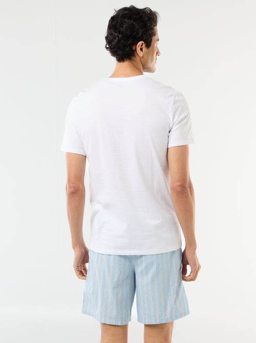 Short pajama set t-shirt + shorts - 2 pieces - Kiabi