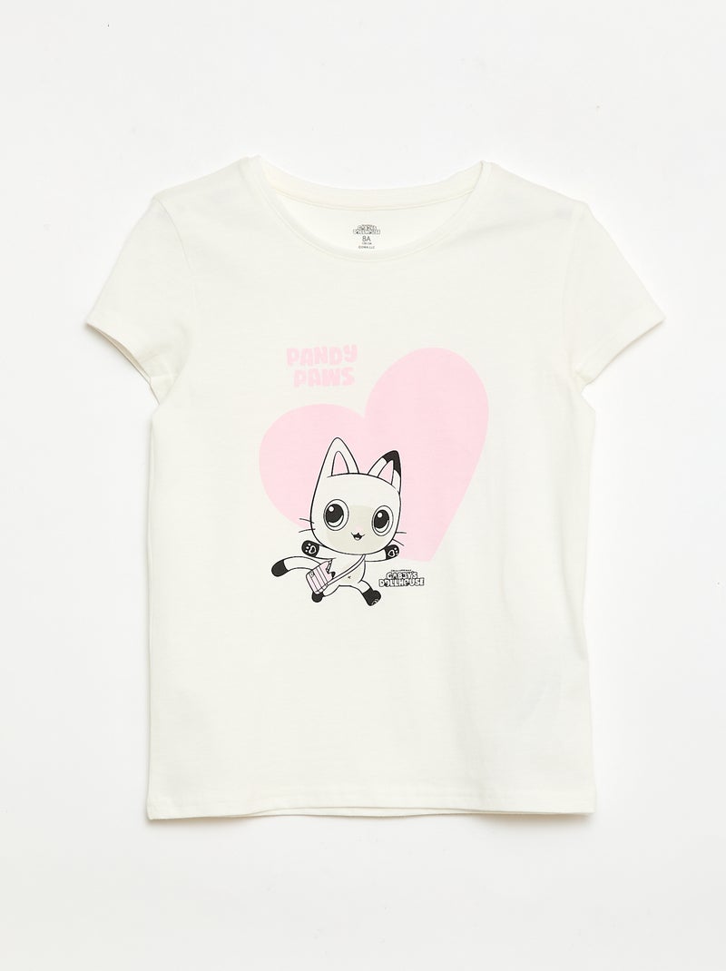 Short pajamas with 'Gabby's Dollhouse' print - 2 pieces White - Kiabi