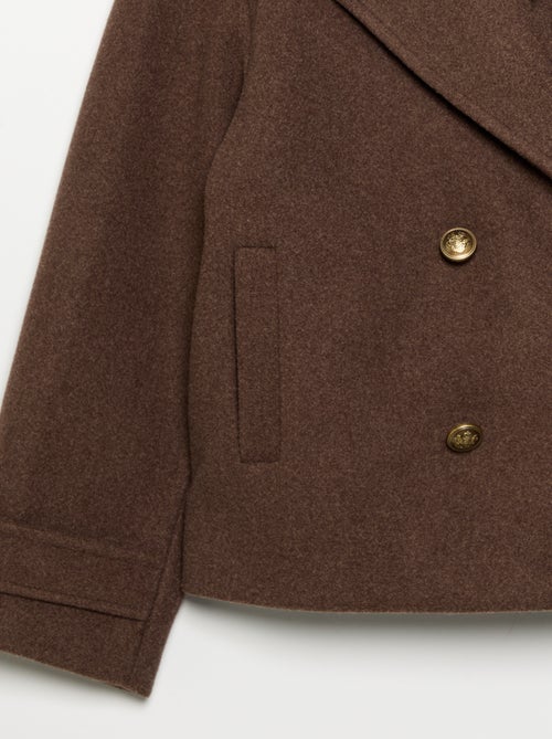 Short pea coat style jacket - Kiabi