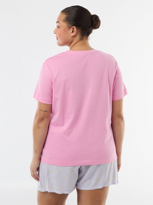 Short Pyjama Set T-shirt + Shorts - 2 pieces - Kiabi