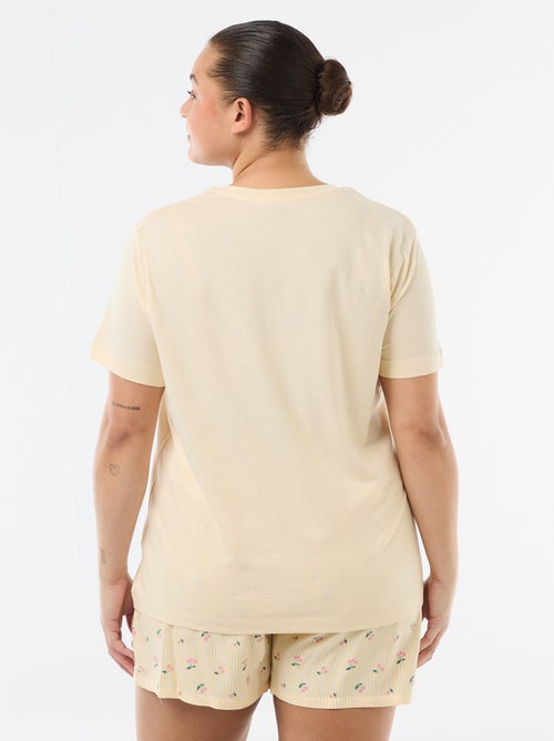 Short Pyjama Set T-shirt + Shorts - 2 pieces - Kiabi