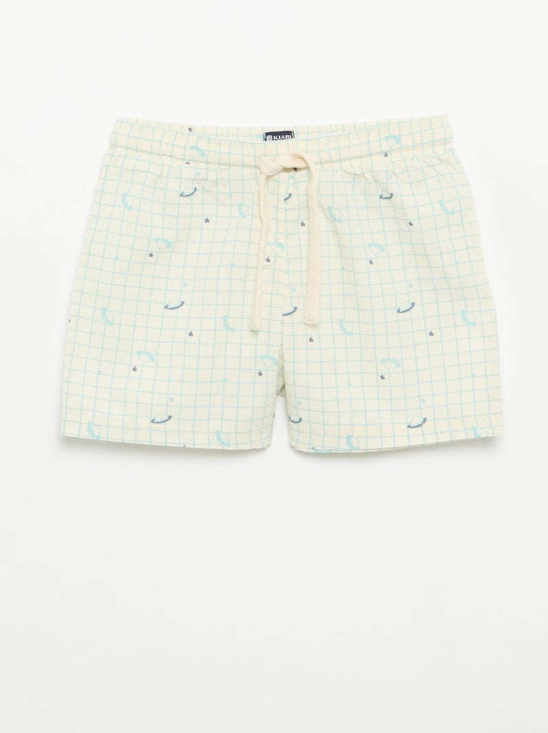 Short pyjamas + T-shirt - 2-piece set Blue - Kiabi