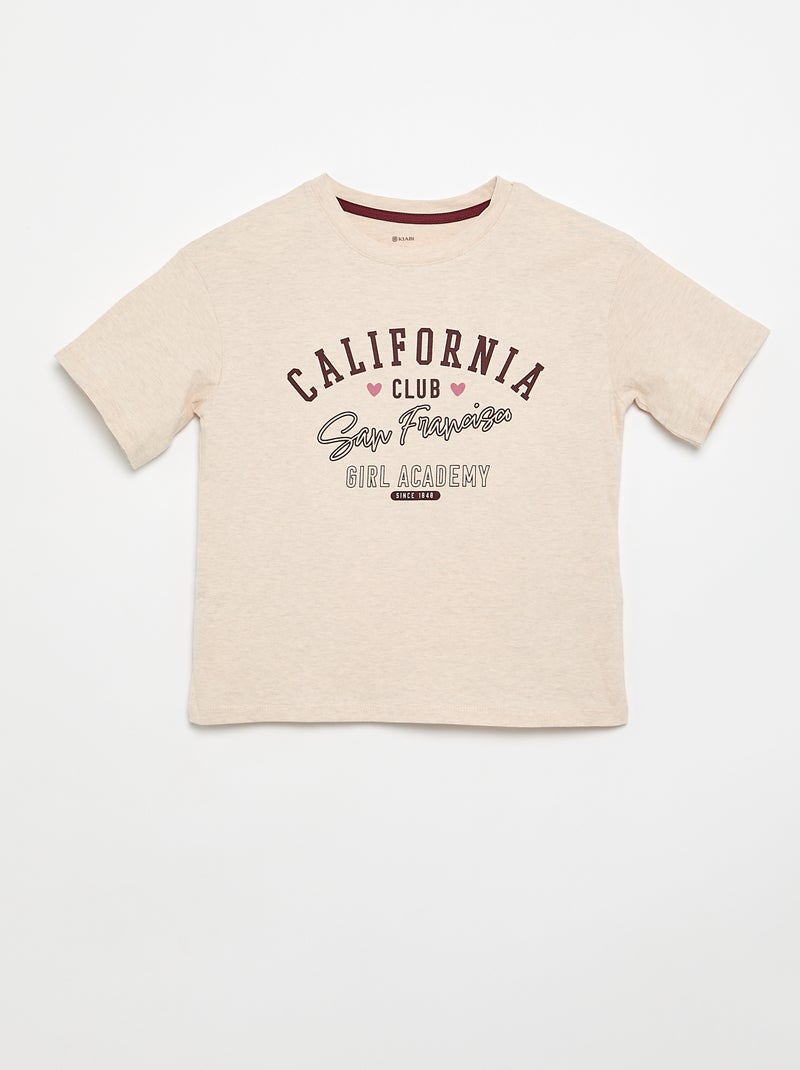 Short Pyjamas T-shirt + Shorts - 2 Pieces Red - Kiabi