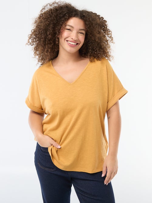 Short-Sleeve Crepe Blouse - Kiabi