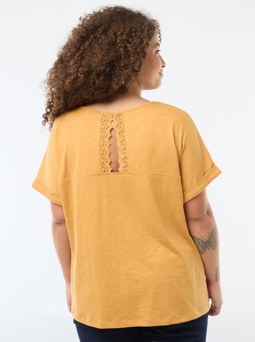 Short-Sleeve Crepe Blouse - Kiabi
