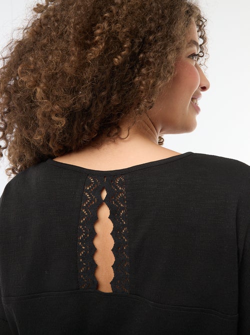 Short-Sleeve Crepe Blouse - Kiabi