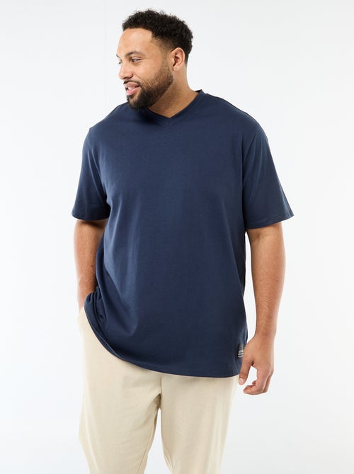 Short-Sleeve Jersey Knit T-Shirt - Kiabi