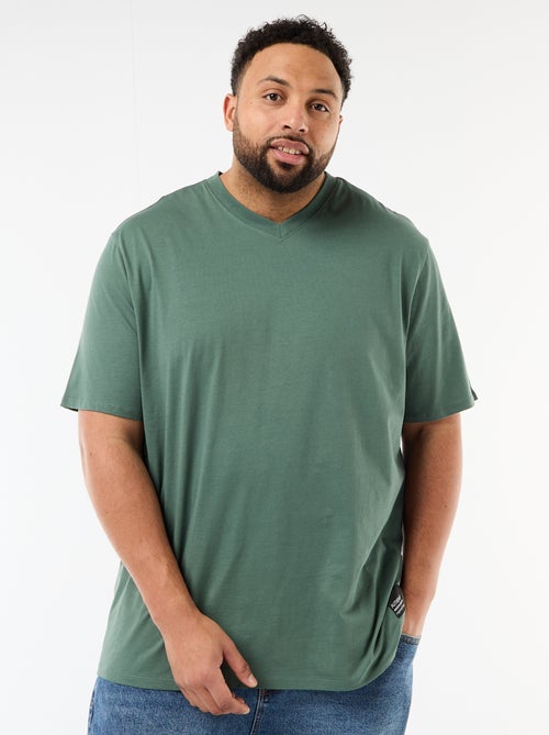 Short-Sleeve Jersey Knit T-Shirt - Kiabi