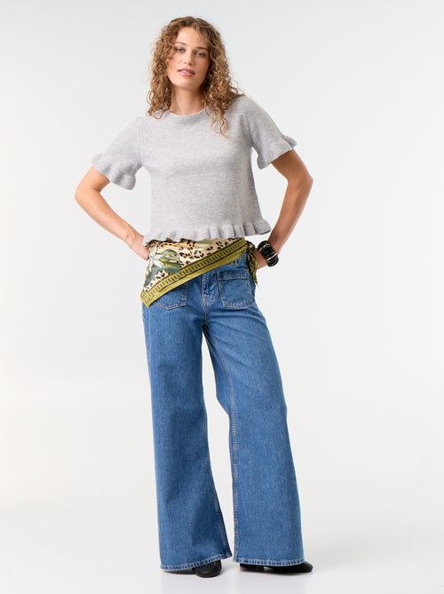Short-Sleeve Knit Top - Kiabi
