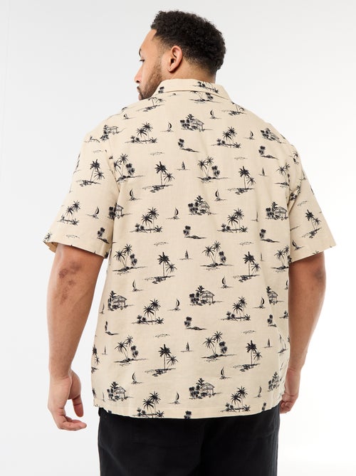 Short-Sleeve Patterned Shirt - Kiabi