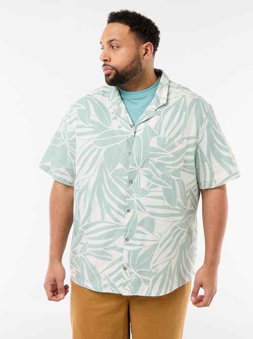 Short-Sleeve Patterned Shirt - Kiabi