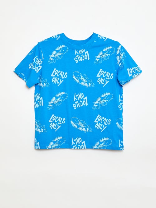 Short-Sleeve Patterned T-shirt - Kiabi