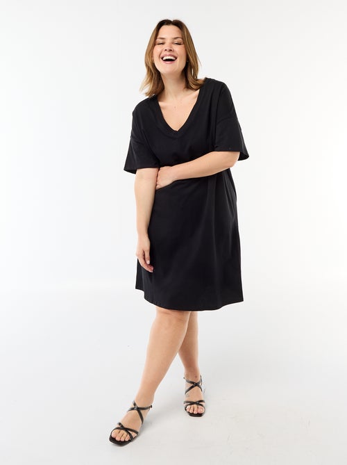 Short Sleeve T-Shirt Dress - Kiabi