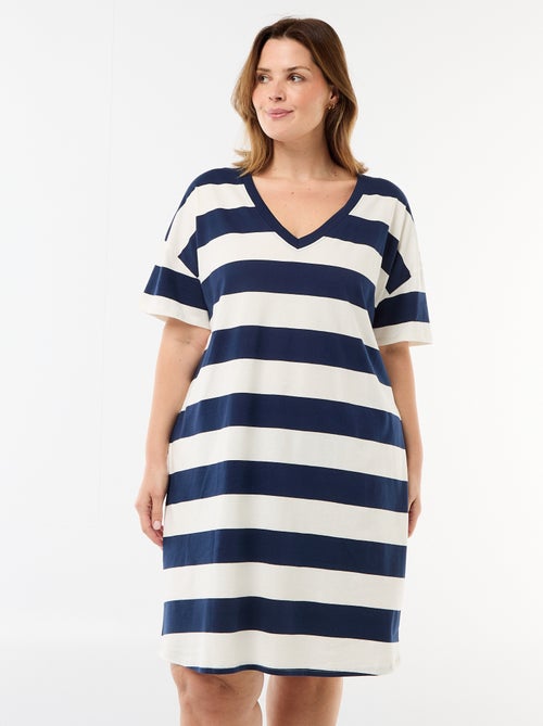 Short Sleeve T-Shirt Dress - Kiabi