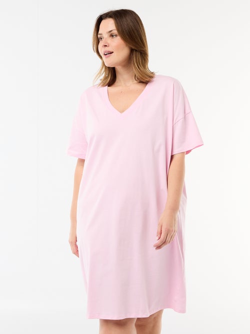 Short Sleeve T-Shirt Dress - Kiabi