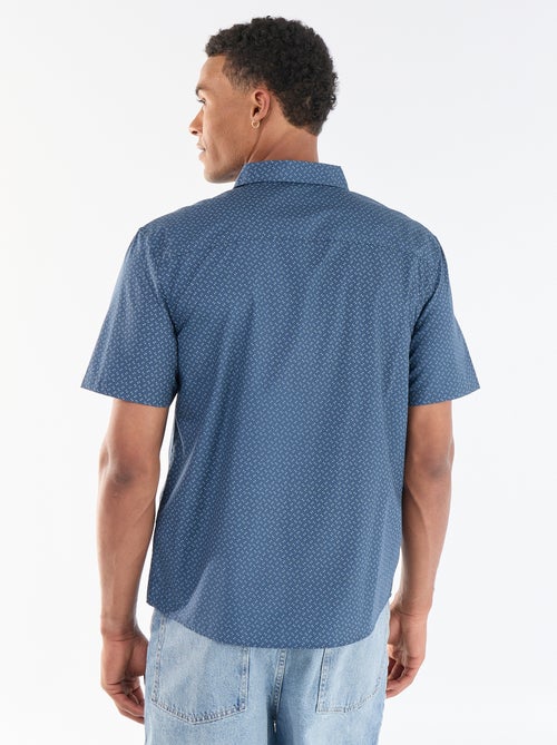 Short-sleeved button-front shirt - Kiabi Short-sleeved button-front shirt - Kiabi