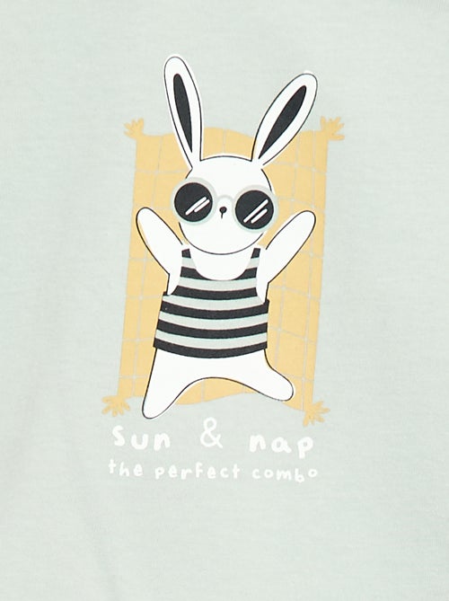 Short-Sleeved Cotton Jersey T-Shirt - Kiabi