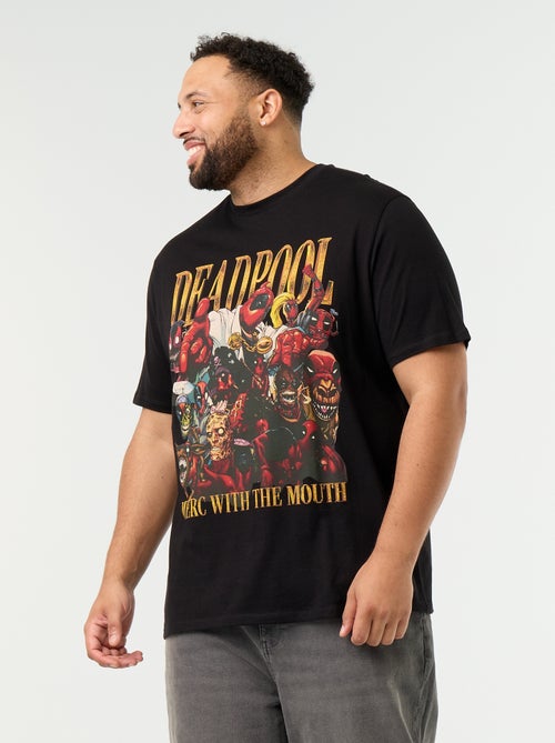 Short-sleeved 'Deadpool' 'Marvel' jersey t-shirt - Kiabi