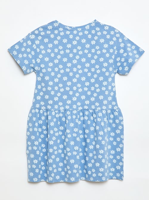 Short-Sleeved Dress with Print - Kiabi