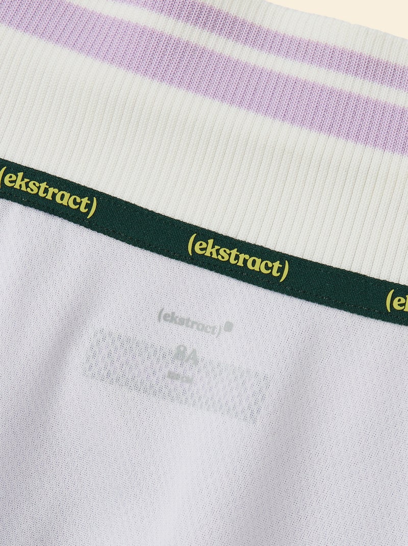 Short-sleeved football t-shirt (Ekstract) Purple - Kiabi