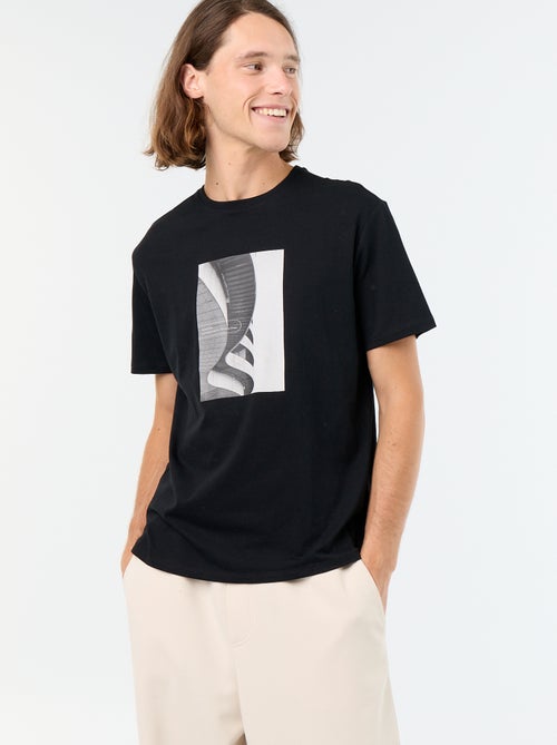 Short-sleeved graphic print T-shirt - Kiabi