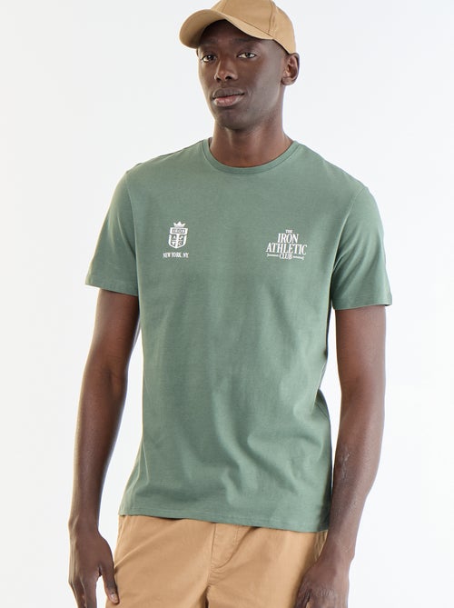Short-sleeved graphic print T-shirt - Kiabi