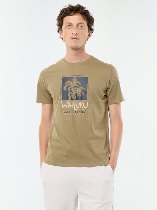 Short-sleeved graphic print T-shirt - Kiabi