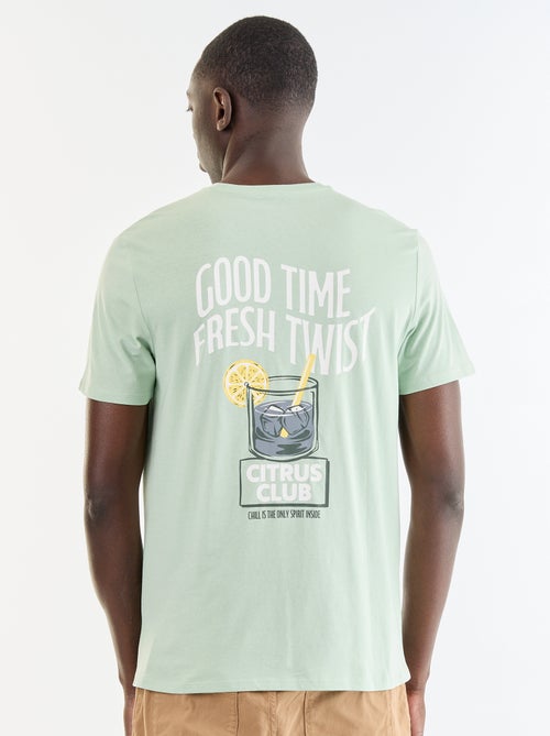 Short-sleeved graphic print T-shirt - Kiabi
