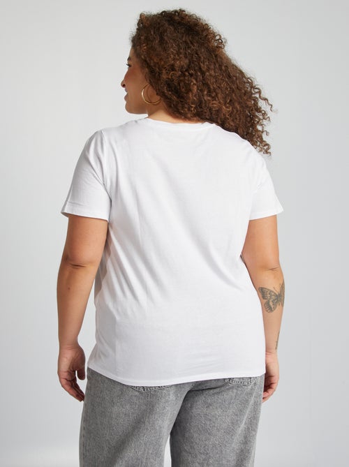 Short-sleeved jersey knit T-shirt - Kiabi Short-sleeved jersey knit T-shirt - Kiabi
