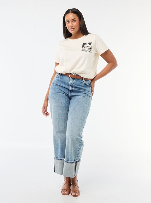Short-sleeved jersey T-shirt 'Agathe Sorlet x Kiabi' - Valentine's Day - Kiabi