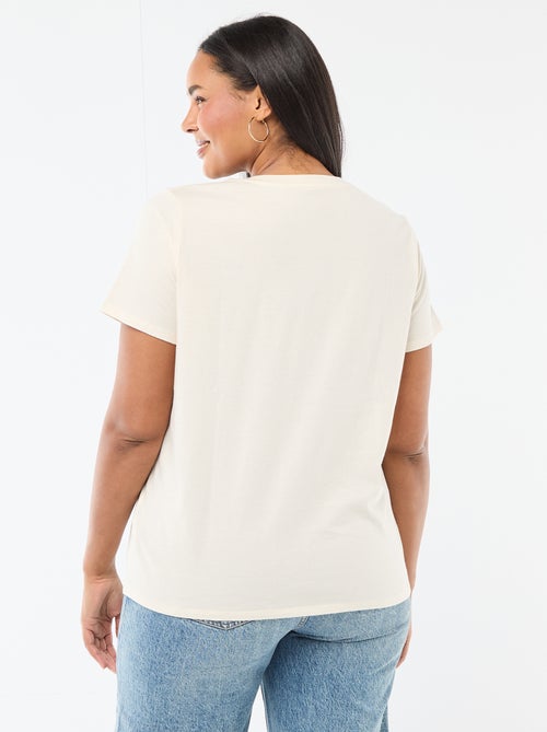 Short-sleeved jersey T-shirt 'Agathe Sorlet x Kiabi' - Valentine's Day - Kiabi