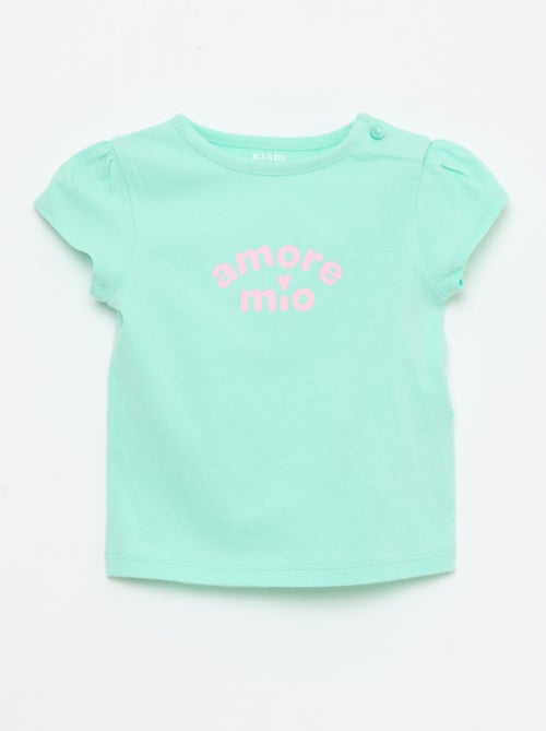 Short-sleeved jersey T-shirt - Kiabi