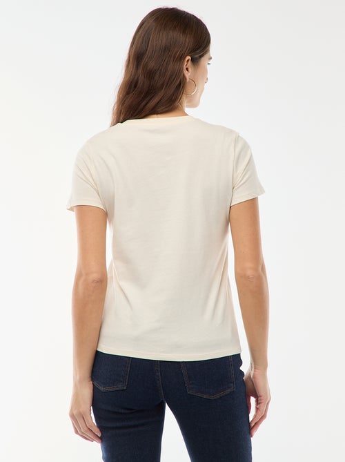 Short-sleeved jersey T-shirt - Kiabi