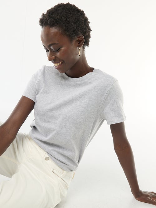 Short-sleeved jersey T-shirt - Kiabi
