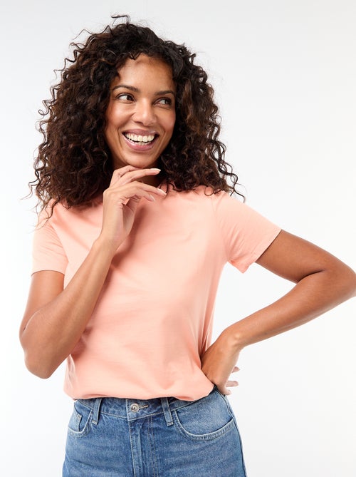 Short-sleeved jersey T-shirt - Kiabi